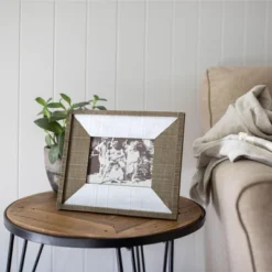 5x7 Inches White Wood & Glass Photo Frame - Foreside Home & Garden -Home Decor Shop GUEST c98575ac 5f5d 492a a2a2 a9ace75294a2