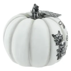 Northlight 8" White And Black "Warm Harvest Blessing" Pumpkin Fall Harvest Decoration 9 Northlight 8" White And Black "Warm Harvest Blessing" Pumpkin Fall Harvest Decoration -Home Decor Shop GUEST cade062a 59a8 4c1b 85f2 ff95ef06acfb