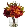 Nearly Natural 12-in Dahlia & Mum With Vase Arrangement 1 Nearly Natural 12-in Dahlia & Mum With Vase Arrangement -Home Decor Shop GUEST cfbe2058 b8c2 4c69 91e1 edf21a865a6a