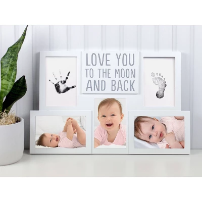 Pearhead Love You To The Moon And Back Babyprints Collage Frame 4 Pearhead Love You To The Moon And Back Babyprints Collage Frame - Image 2