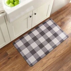 World Rug Gallery Checkered Plaid Anti-Fatigue Standing Mat -Home Decor Shop GUEST d6e190b1 0e94 4b85 b385 72d66a39d50e