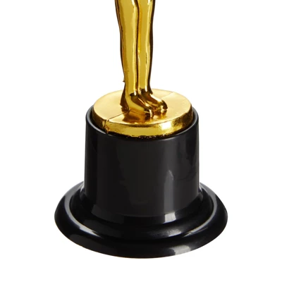 Juvale Pack Of 12 Mini Award Trophies - Plastic Movie Film Buff Trophy - Trophies For Kids - Great For Teachers, Gold, Black 7 Juvale Pack Of 12 Mini Award Trophies - Plastic Movie Film Buff Trophy - Trophies For Kids - Great For Teachers, Gold, Black - Image 5