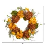 Nearly Natural 24” Fall Hydrangea Artificial Autumn Wreath 2 Nearly Natural 24” Fall Hydrangea Artificial Autumn Wreath -Home Decor Shop GUEST d8bb1775 c01e 4bd9 b010 c8a7872e6395