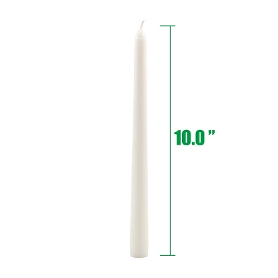 10" Taper Candle White - Stonebriar Collection 5 10" Taper Candle White - Stonebriar Collection - Image 3