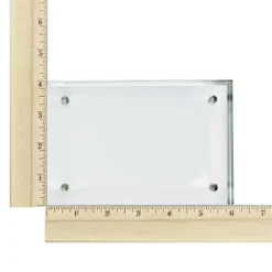 Azar Displays Clear Acrylic Magnetic Photo Block Frame Set With TWO 4x6 Size Frames -Home Decor Shop GUEST db7edfb6 3757 4eac aff5 f697bfd2fbbe