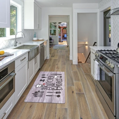 World Rug Gallery 'Kitchen Is The Heart Of The Home' Anti-fatigue Mat 7 World Rug Gallery 'Kitchen Is The Heart Of The Home' Anti-fatigue Mat - Image 5