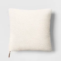 Oversized Teddy Boucle Toss Square Throw Pillow - Threshold™ -Home Decor Shop GUEST e07367cc c6aa 4de9 aa04 070628f470ca