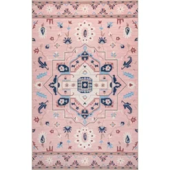 NuLOOM Roxanna Machine Washable Boho Floral Area Rug -Home Decor Shop GUEST e1ab272d dcba 443c b343 bcb7753b6ddb