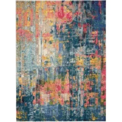 Nourison Celestial Abstract Contemporary Multicolor Indoor Rug -Home Decor Shop GUEST e23f010d 1391 4c53 a1ef e0b51c7b7cec