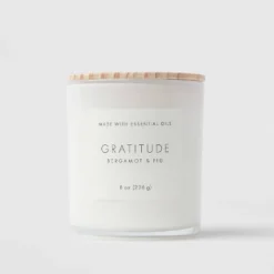 Wood Lidded Glass Wellness Grateful Candle - Threshold™ 9 Wood Lidded Glass Wellness Grateful Candle - Threshold™ -Home Decor Shop GUEST e2abc33a 046c 4c28 b14d 927a818b1602