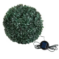 Nature Spring Solar Artificial Topiary Ball With Mini LED Lights And Rechargeable Battery - 11" Diameter -Home Decor Shop GUEST e3a13dd0 31da 4a3e ae51 973d01193b06