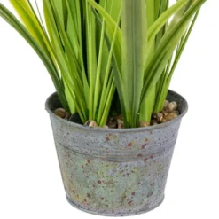 Northlight 24" Artificial Green Onion Grass Plant In Tin Pot 9 Northlight 24" Artificial Green Onion Grass Plant In Tin Pot -Home Decor Shop GUEST e59a2028 7c9d 4ed6 a23d e458e49f726f