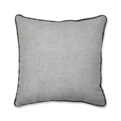 18"x18" Indoor Thanksgiving Plaid Pumpkins Applique Square Throw Pillow - Pillow Perfect