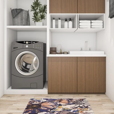 World Rug Gallery Modern Bright Flowers Anti Fatigue Standing Mat 8 World Rug Gallery Modern Bright Flowers Anti Fatigue Standing Mat - Image 6