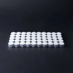 Tagltd Unscented Metal Cup Tea Light Candles 50 Pack Burn Time 8hr For Home Decor Parties Wedding Events Outdoor Indoor -Home Decor Shop GUEST eab1bdd9 60d7 4a7c a83a 93d1bf42cfd2