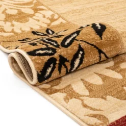 Well Woven Plain Border Damask Warms Brush Effect Soft Area Rug -Home Decor Shop GUEST f1d3540a 6012 4f52 9fb5 0b0f6ce7917d