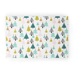 Wendy Kendall Tiny Trees Looped Vinyl Welcome Mat - Society6 -Home Decor Shop GUEST f24572bf 01e7 4f30 a524 9fbce1d9a136