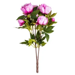Vickerman 23" Artificial Peony Bush -Home Decor Shop GUEST f3cc1c9e 6b40 4994 8c71 b5c1e6b0afb3