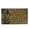 Northlight Natural Coir Hummingbird With Flower Outdoor Doormat 18" X 30"