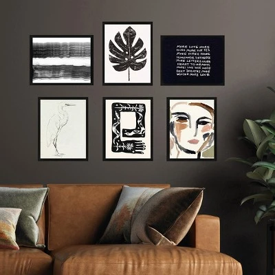 Set Of 6 Picture Frames - 11x14 Photo Frame Set With Stand And Hooks For Gallery Wall Or Family Portrait - Picture Wall Decor By Hastings Home 13 Set Of 6 Picture Frames - 11x14 Photo Frame Set With Stand And Hooks For Gallery Wall Or Family Portrait - Picture Wall Decor By Hastings Home - Image 11