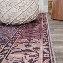 Victoria Ornate Persian All-Over Machine-Washable Area Rug - JONATHAN Y -Home Decor Shop GUEST fc833825 f97c 4c24 98d6 09f9e21fbdc6