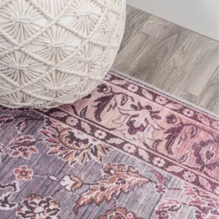 Victoria Ornate Persian All-Over Machine-Washable Area Rug - JONATHAN Y -Home Decor Shop GUEST fcebf43c f508 440a b1b2 0e5c8bc5f2b8